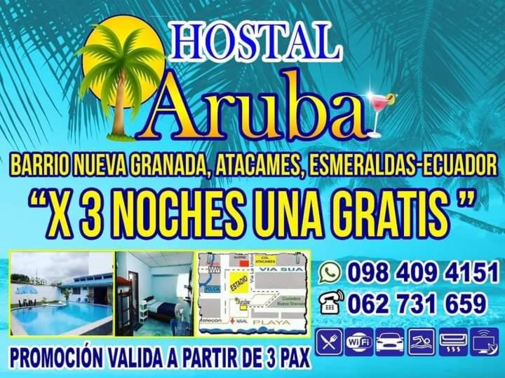 Hostal Aruba 아타카메스 외부 사진